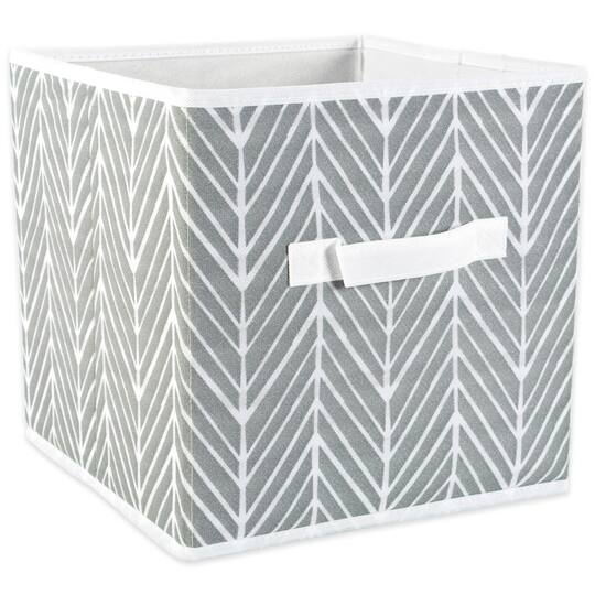 DII® 11" Nonwoven Polyester Herringbone Storage Cubes
